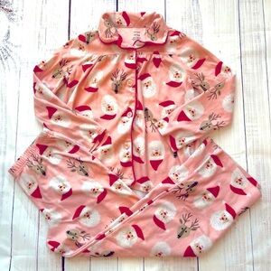 Girl’s Santa & Reindeer Pajamas Size 12
